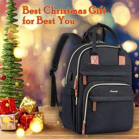 img 3 attached to Safeguard your belongings with LOVEVOOK Anti Theft Business Backpack - Perfect for Professionals