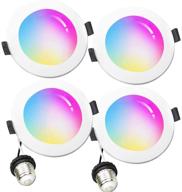 🔆 enhanced smart downlight inch assistant - transform your space with multicolor brilliance logo