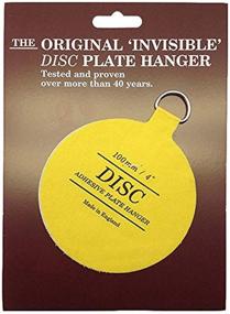 img 1 attached to Invisible Plate Hanger: Flatiron Disc, 4-Inch - Innovative Solution for Displaying Plates