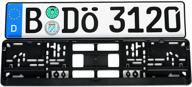 german plate package registration seals logo