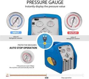 img 1 attached to 🥶 VIVOHOME Переносная восстановительная машина для холодильной аппаратуры с одним цилиндром 110-120V AC 60Hz 0,75HP