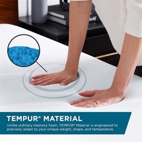 img 1 attached to Подушка Tempur-Pedic TEMPUR-Travel для шеи, 🌙 Темно-синяя: абсолютный комфорт в путешествиях для путешественников