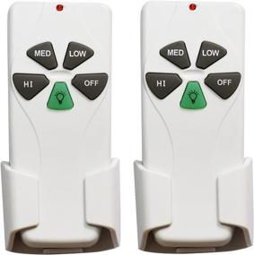 img 4 attached to 🔧 2Pack Humpptom Universal Ceiling Fan Remote Control and Receiver Kit for Hampton Bay, Hunter, Harbor Breeze, Westinghouse - Replacement with FAN28R FAN-53T 2AAZPFAN-53T KUJCE9103 FAN-11T K- 53T 2Pack