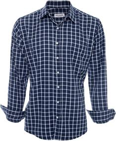 img 4 attached to SUVARI Button Down Sleeve Regular Casual Men's Clothing