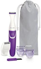 img 2 attached to 🌸 Discover the Perfect Philips Beauty BikiniGenie - Cordless Bikini Trimmer for Women, Showerproof Hair Removal in BRT383/50