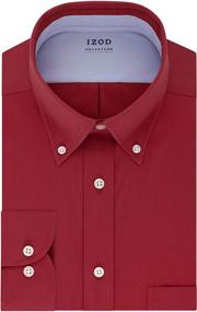 img 1 attached to Men's IZOD Dress Stretch Blueberry Sleeve Clothing: Stylish Shirts for Superior Comfort