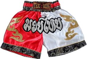 img 1 attached to 🩲 Nakarad Muay Boxing Shorts: High-Quality Boys' Clothing for Active Years