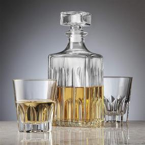 img 3 attached to Godinger Whiskey Decanter Glasses Italian