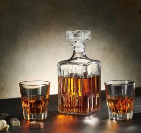 img 1 attached to Godinger Whiskey Decanter Glasses Italian