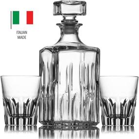 img 2 attached to Godinger Whiskey Decanter Glasses Italian