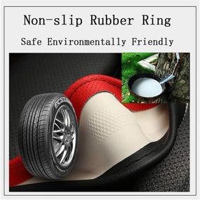img 1 attached to D Type Steering Wheel Cover Interior Accessories for Steering Wheels & Accessories