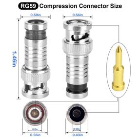 img 2 attached to Compression Connector Extension Connectors Security