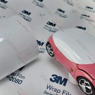 3m 2080 gloss white car wrap vinyl film - 60in x 12in (5 sq/ft) logo