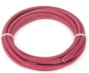 img 4 attached to EWCS 4 Gauge Premium Extra Flexible Welding Cable 600 Volt - Red - 20 Feet - Made in the USA: High-Quality, Reliable Welding Cable for Efficient Projects