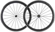 🚲 superteam 50mm clincher rim road wheelset: premium alloy brake surface, matte finish logo