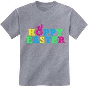 img 4 attached to Hoppy Easter Colorful Holiday T Shirt Boys' Clothing and Tops, Tees & Shirts