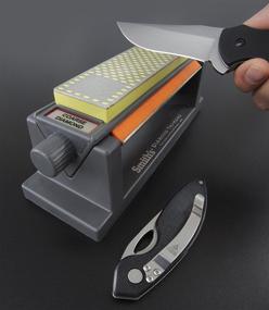 img 1 attached to 🔪 Smiths 50448 Diamond Tri Hone Sharpener: Precision Sharpening for a Razor-Sharp Edge