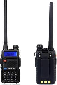 img 2 attached to 📻 Retevis RT-5R Long Range Walkie Talkies - Dual Band 128CH High Power Handheld Two Way Radios with 1400mAh Rechargeable Batteries and Shoulder Mic (2 Pack)