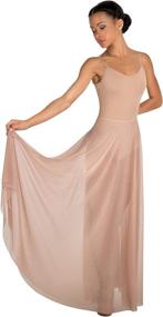 img 3 attached to 👗 Body Wrappers Adult Long Full Chiffon Skirt - 538: Elegant and Flowy