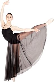 img 2 attached to 👗 Body Wrappers Adult Long Full Chiffon Skirt - 538: Elegant and Flowy