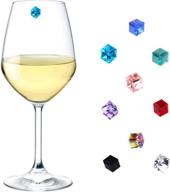 crystal magnetic stemless glasses identifiers logo