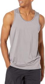 img 4 attached to Amazon Essentials Stretch Black Large Men's Clothing for T-Shirts & Tanks