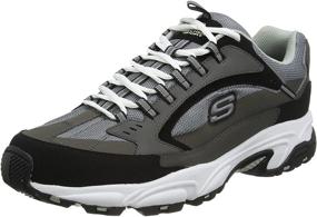 img 4 attached to Skechers Men's Stamina Cutback: Charcoal Athletic Shoes for Men - Superior Comfort and Style