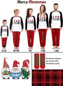 img 3 attached to Men's Rnxrbb Christmas Holiday Sleepwear Clothing Set