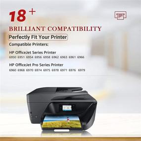 img 2 attached to 🖨️ Premium Ink Solution: Toner Kingdom Compatible HP 902XL Ink Cartridges (5 Packs) for HP OfficeJet Pro 6958 6962 6968 6978 6970 Printers