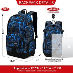 img 2 attached to 🎒 Rickyh Style School Backpack & Travel Bag: Lightweight, Stylish, and Unisex with Laptop Compartment