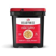 🌪️ readywise emergency food supply: freeze-dried survival-food disaster kit for hurricane preparedness, camping, and prepping - 104 servings, 25-year shelf life logo