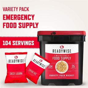 img 3 attached to 🌪️ ReadyWise Emergency Food Supply: Freeze-Dried Survival-Food Disaster Kit for Hurricane Preparedness, Camping, and Prepping - 104 Servings, 25-Year Shelf Life