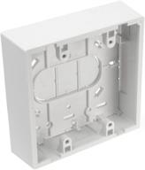 📦 leviton 42777-2wb двойная группа настенного монтажа в белом цвете - 1.45 дюйма: эффективное пространственное решение логотип