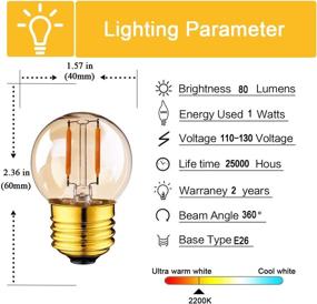 img 3 attached to 🔆 Non Dimmable Decorative Filament Replacement - SEO-Optimized Edition