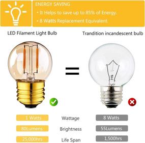 img 2 attached to 🔆 Non Dimmable Decorative Filament Replacement - SEO-Optimized Edition