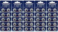 🔋 long-lasting multi-pack of (50) ag1 watch batteries - sr621, sr621sw, 364, 164 logo