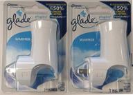 pack of 2 glade plugins scented oil warmer holders: boost your space with fragrance logo