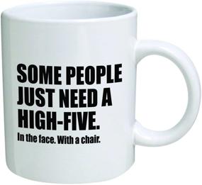 img 1 attached to 11OZ Funny Mug - Chair High Five in the Face for Some People. Cool Birthday Gift for Coworkers, Men & Women, Him or Her, Sister & Brother. Great Idea for Boyfriend. Yates and Franco Presents