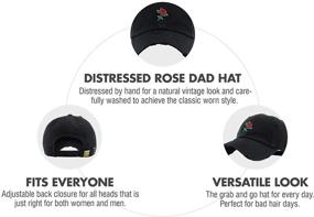 img 1 attached to 🧢 Adjustable Baseball Cap - Good Vibes Vacation Dad Hat for Men, Women, and Rose Pineapple enthusiasts