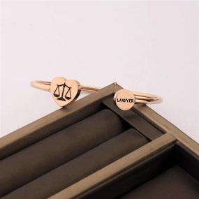 img 2 attached to Justice Bracelet for 🎓 Graduation: Attorney Girls' Jewelry for CENWA