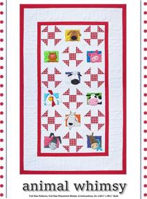 img 4 attached to 🦁 Discover the Beauty of Amy Bradley Designs: ABD258 Animal Whimsy Quilt Pattern!