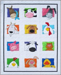 img 1 attached to 🦁 Discover the Beauty of Amy Bradley Designs: ABD258 Animal Whimsy Quilt Pattern!