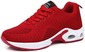 img 3 attached to FLARUT Lightweight Fashion Sport Sneakers Athletic Women's Shoes for Sports