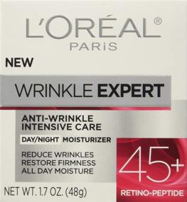 img 3 attached to 🧖 L'Oreal Paris Skincare Wrinkle Expert 45+ Anti-Aging Moisturizer: Retino-Peptide Formula for Sensitive Skin