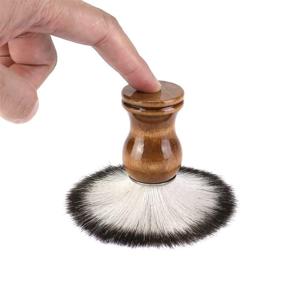 img 1 attached to 🪒 FALETO Men's Shaving Set - Stainless Steel Shaving Brush Stand Holder and Bowl for Wet Shaving