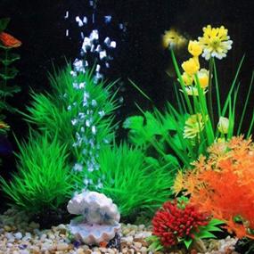 img 3 attached to 🐠 Tfwadmx Aquarium Bubbler Decorations: Oxygen Pump Resin Crafts for Fish Tank, 2 Pack Hiding Cave Air Bubbler Stone Ornament