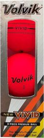 img 1 attached to 🏌️ Volvik 2020 Vivid Golf Balls: 3-Piece Set with Matte Finish for Enhanced Performance