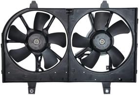 img 3 attached to 🔧 TYC 620360 Replacement Radiator/Condenser Cooling Fan Assembly: Perfect Fit for Nissan Vehicles