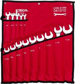 img 3 attached to Jetech 14Pc Combination Wrench Set