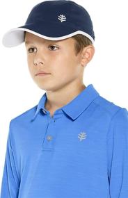 img 3 attached to 🧢 Coolibar UPF 50+ Kids' Lenny Sport Cap - Maximum Sun Protection for Active Kids